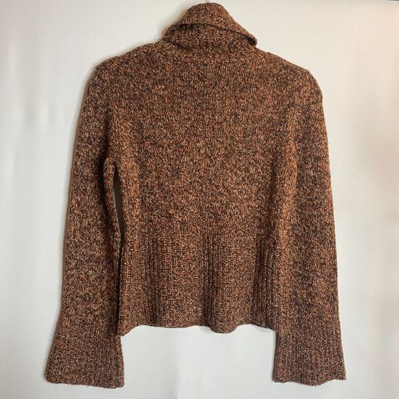 Express Merino Wool Sweater Long Bell Sleeve Ribbed Waist Size S - Picture 2 of 9